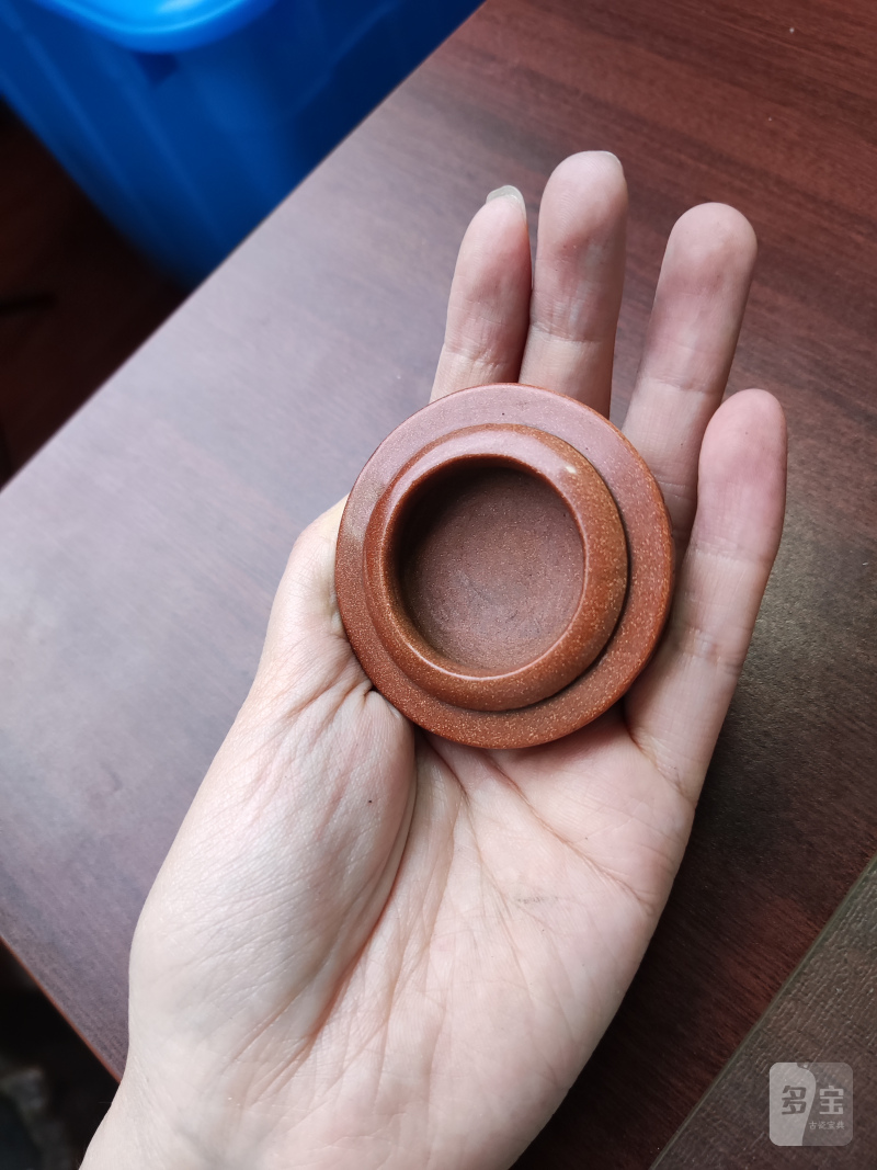 清 金晶石芭蕉纹盖盒 - 图5